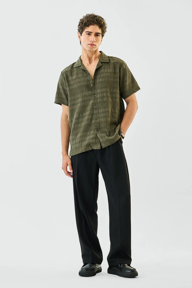 سنيتش Box Fit Textured Shirt